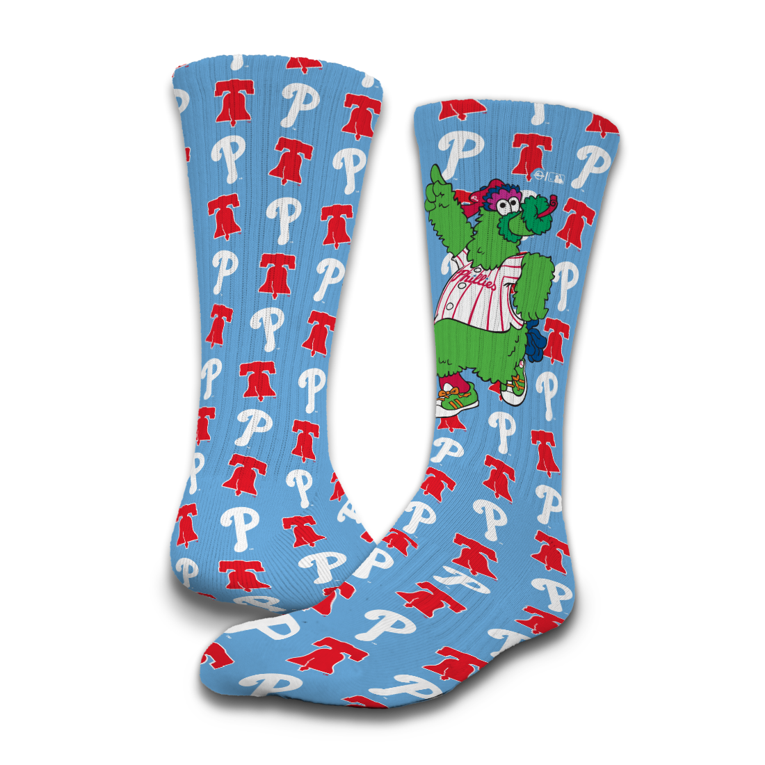 Philadelphia Phillies Phanatic 2-Pack Lifestyle Crew Socks 3