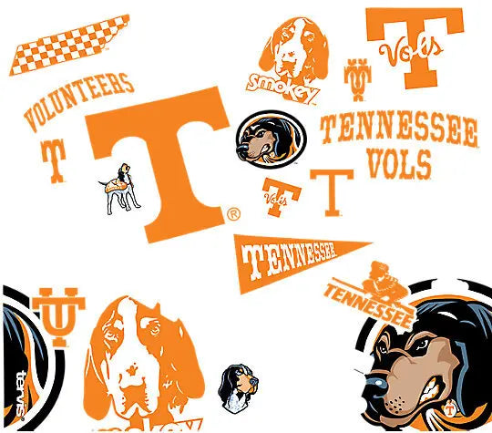 Tennessee Volunteers - All Over Plastic Tumbler 6