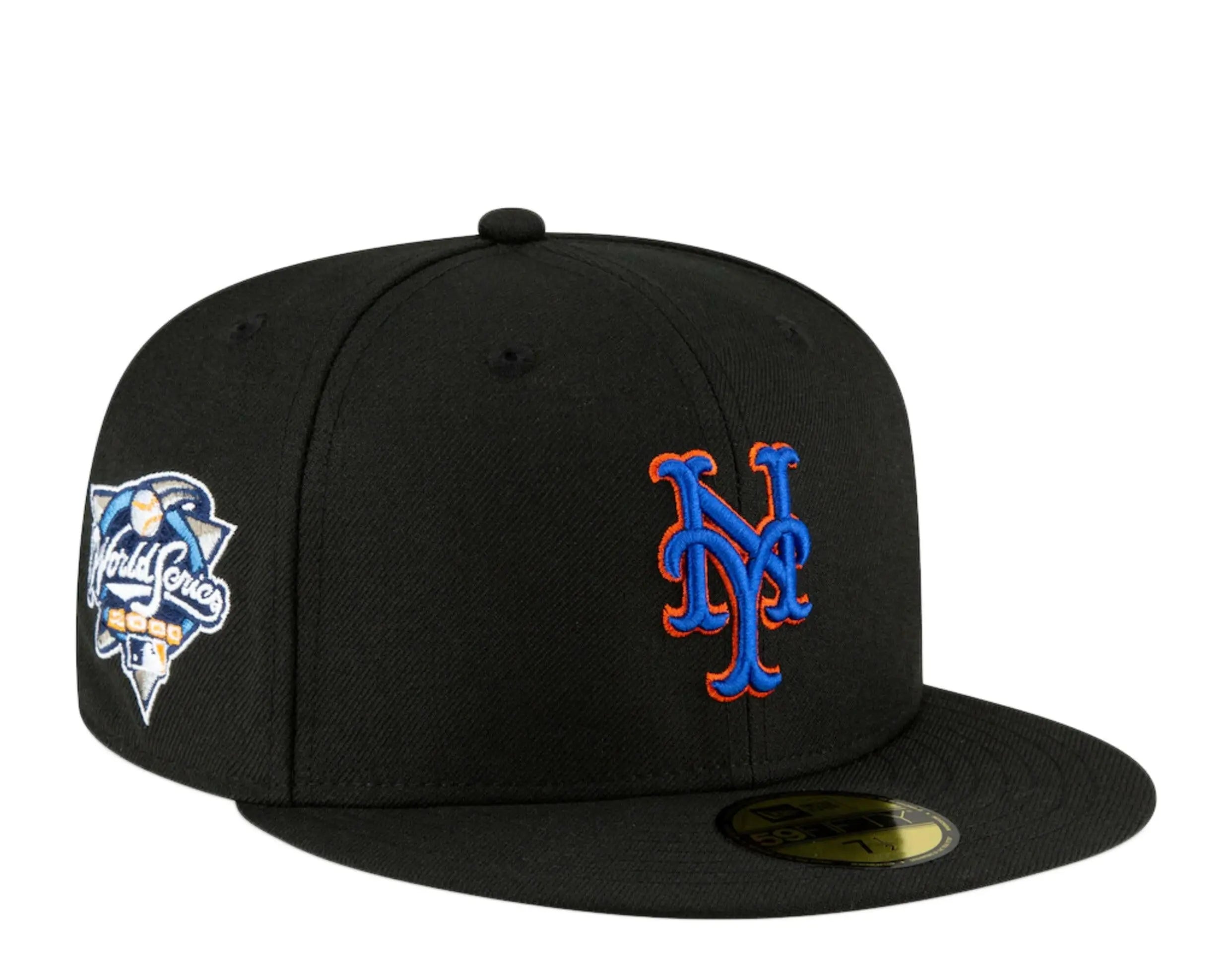 New Era 59Fifty New York Mets 2000 World Series Men Fitted Hat Black 1