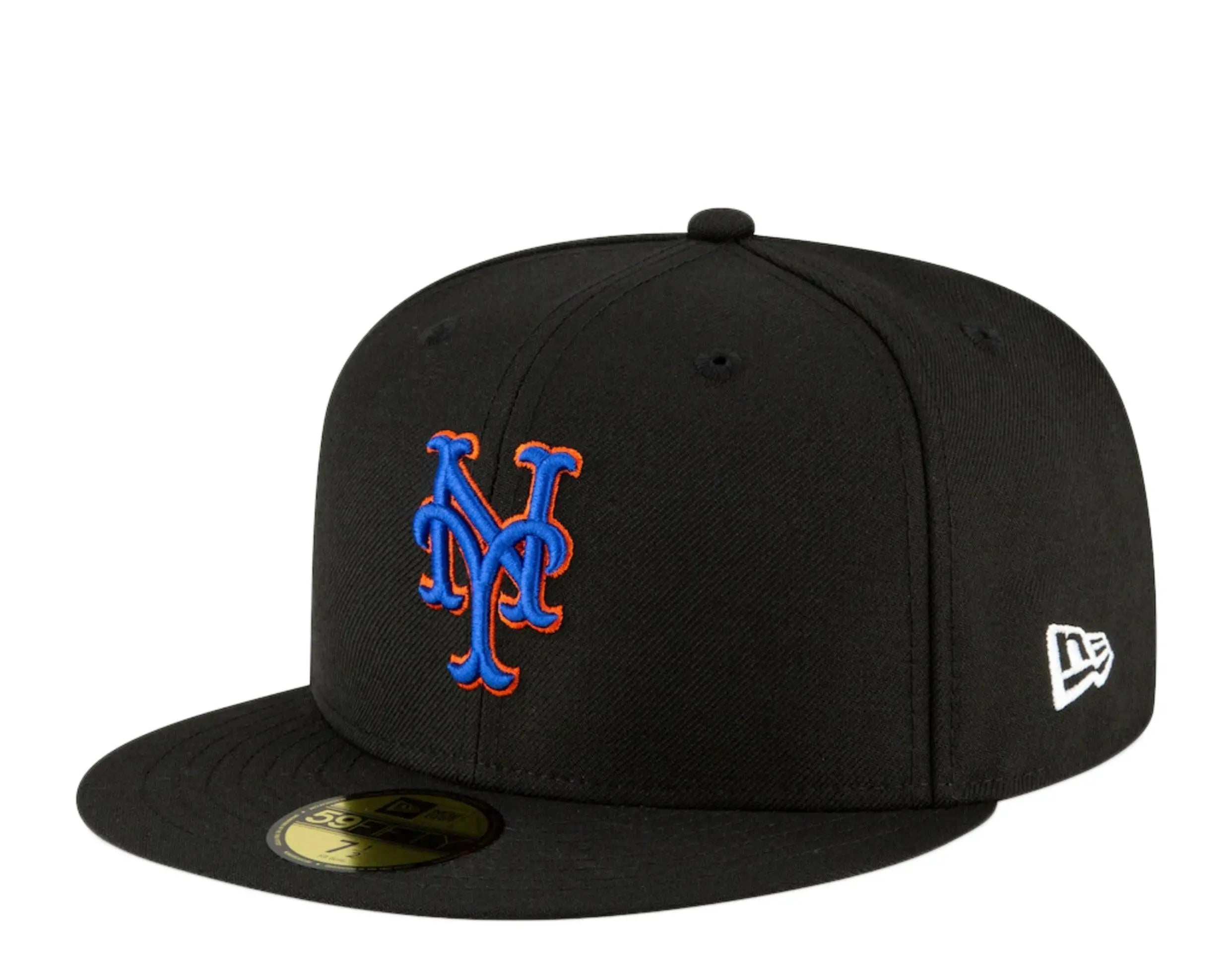 New Era 59Fifty New York Mets 2000 World Series Men Fitted Hat Black 3