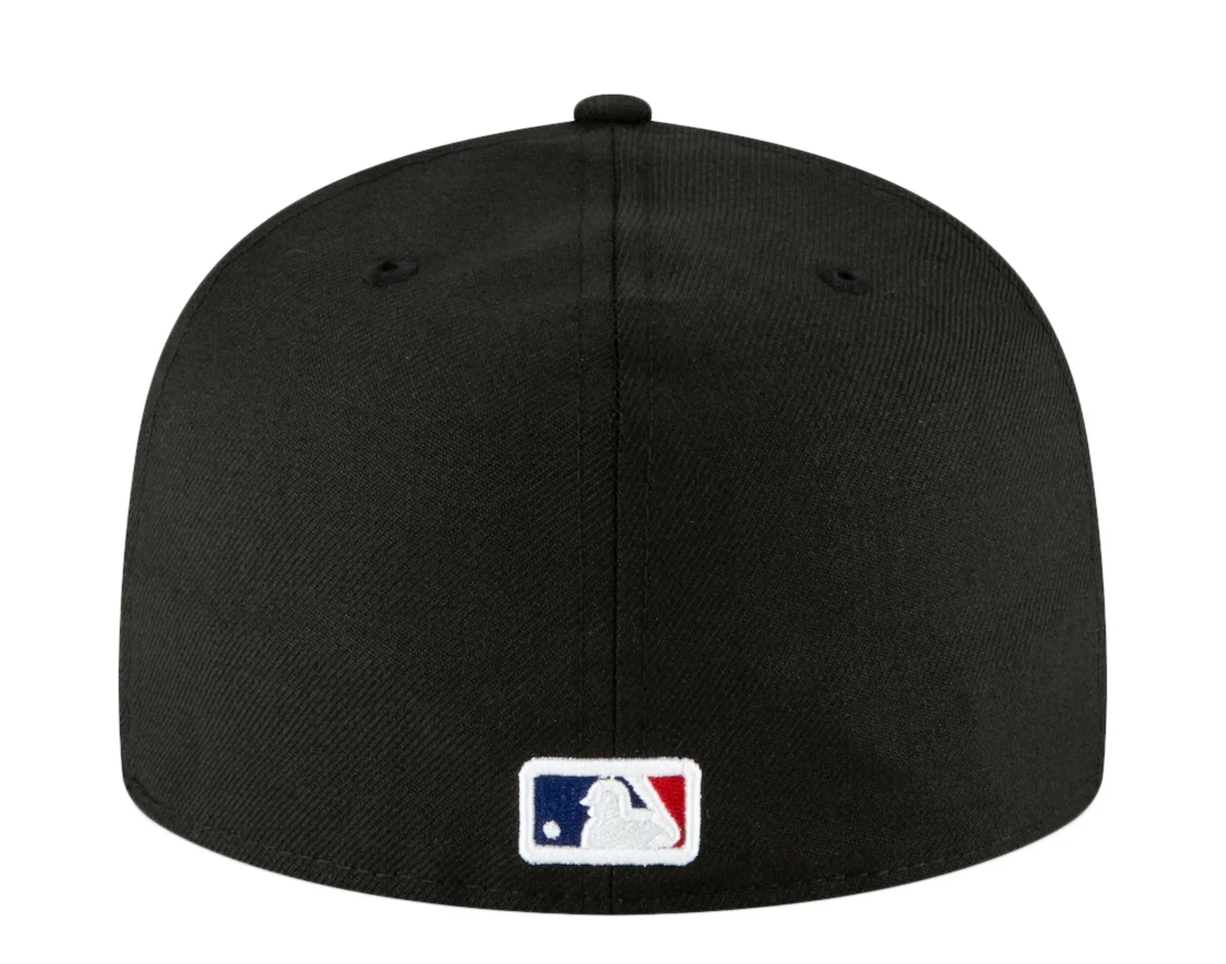 New Era 59Fifty New York Mets 2000 World Series Men Fitted Hat Black 6