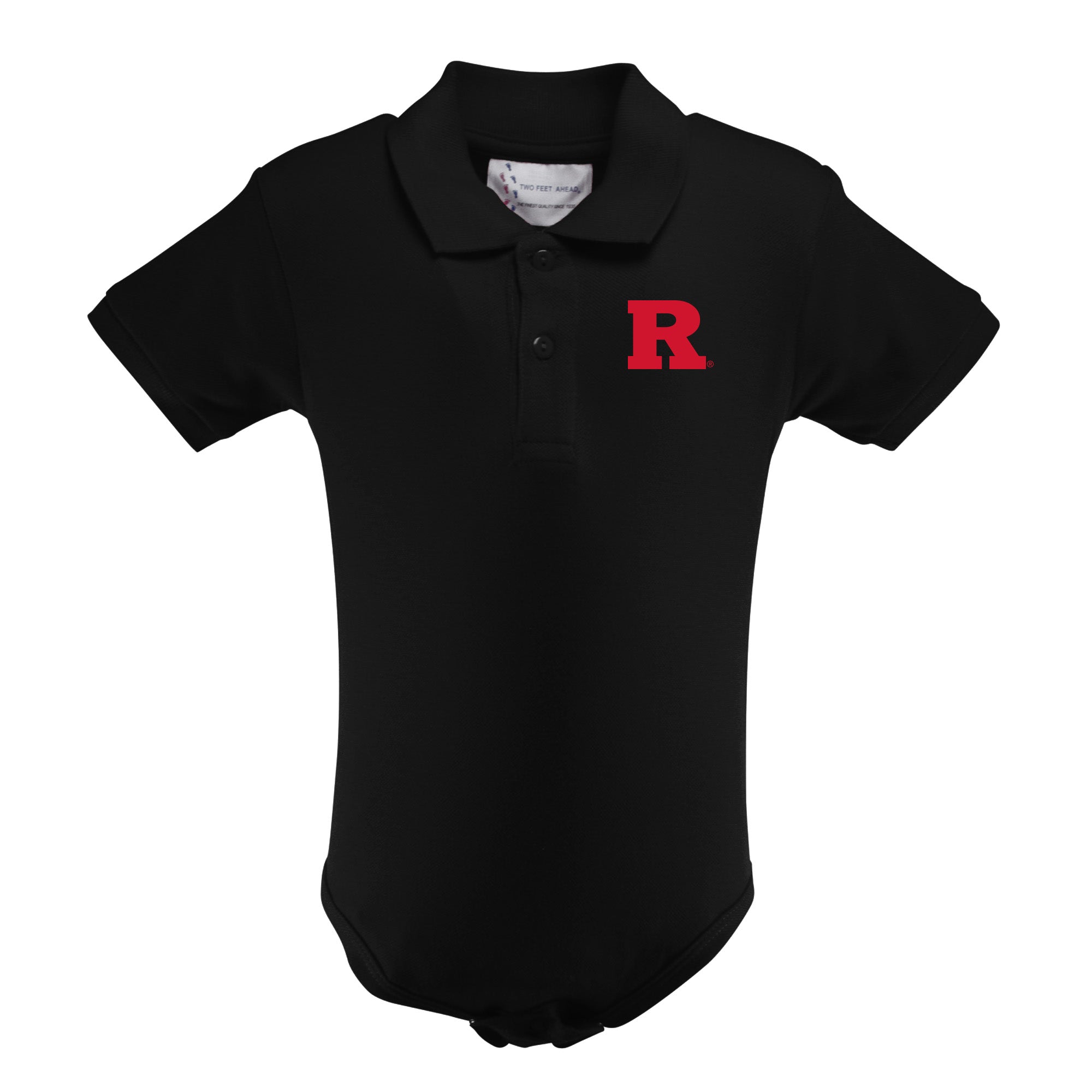Rutgers Golf Shirt Romper | Two Feet Ahead