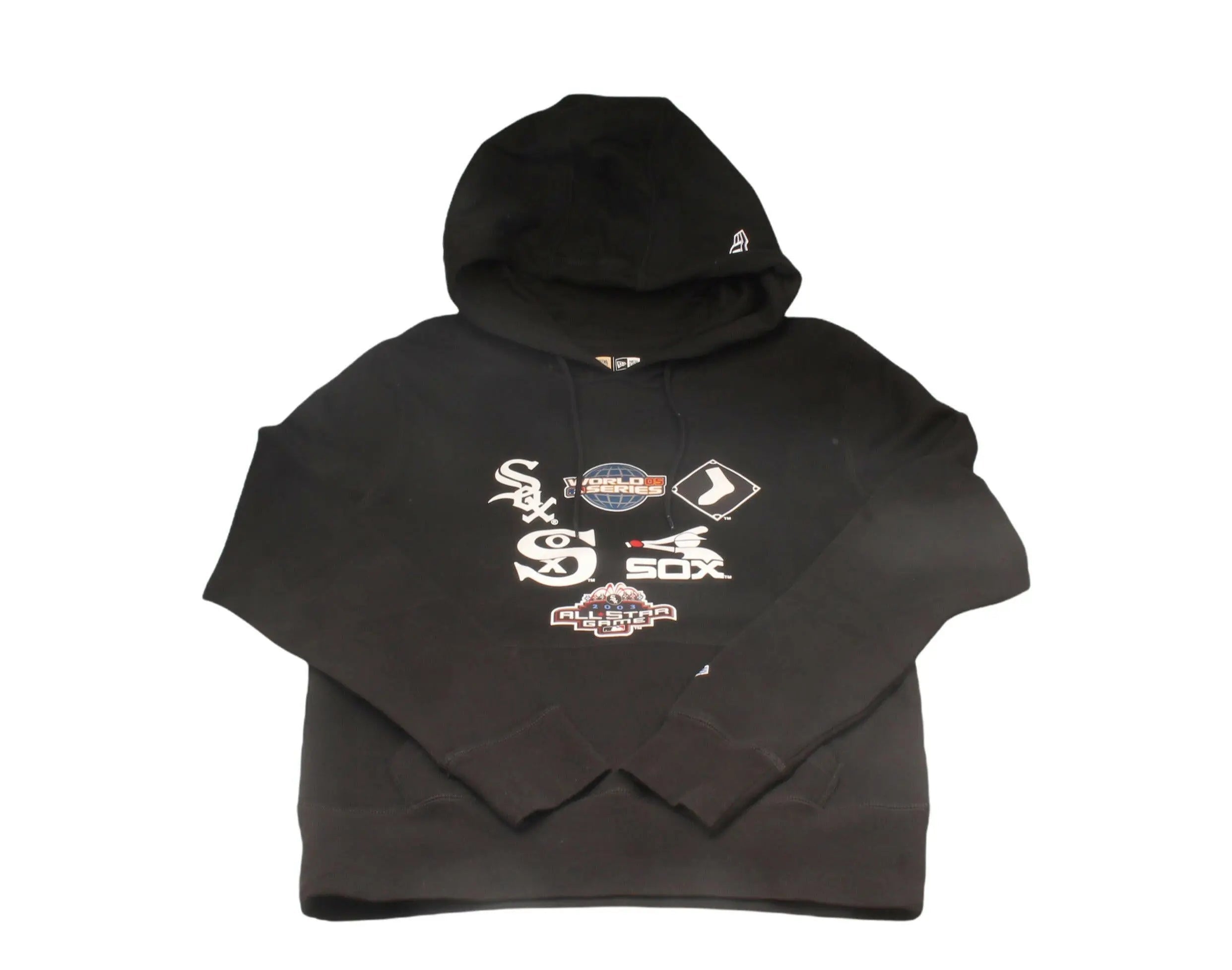 New Era Chicago White Sox Patch Pride Men Hoodie Black 1