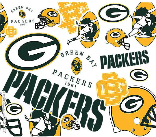 Green Bay Packers - All Over Plastic Tumbler 5