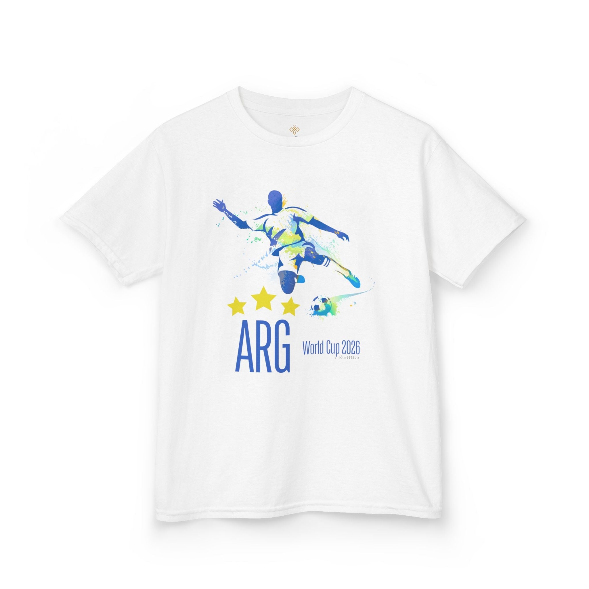Kids Soccer Argentina World Cup 2026 Hive Tee 3
