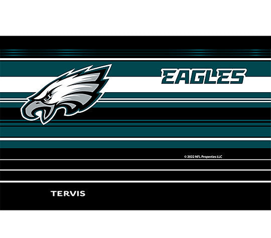 Philadelphia Eagles - NFL Hype Stripes Stainless Steel Tumbler 3