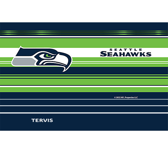 Seattle Seahawks - NFL Hype Stripes Stainless Steel Tumbler 3