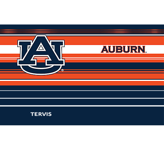 Auburn Tigers - Hype Stripes Stainless Steel Tumbler 3