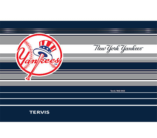 New York Yankees - MLB Hype Stripes Stainless Steel Tumbler 3