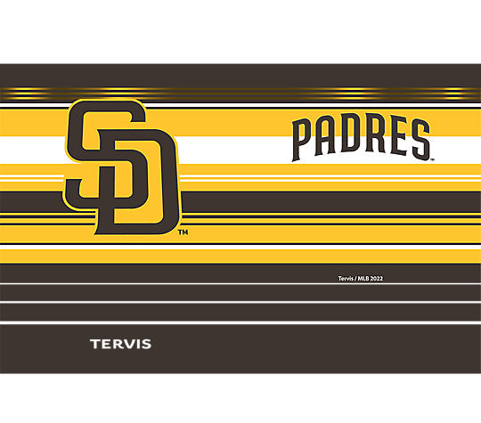 San Diego Padres - MLB Hype Stripes Stainless Steel Tumbler 3