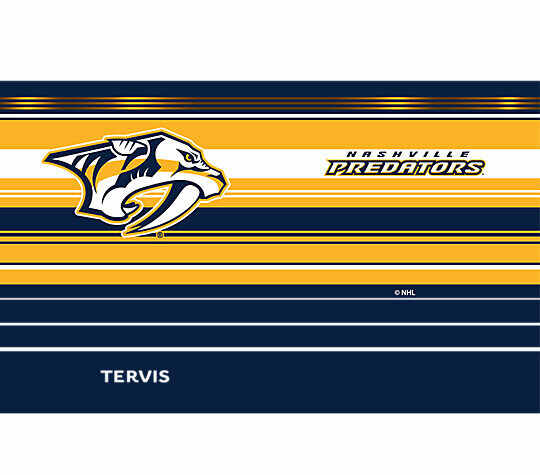 NHL Nashville Predators - Hype Stripes Stainless Steel Tumbler 3