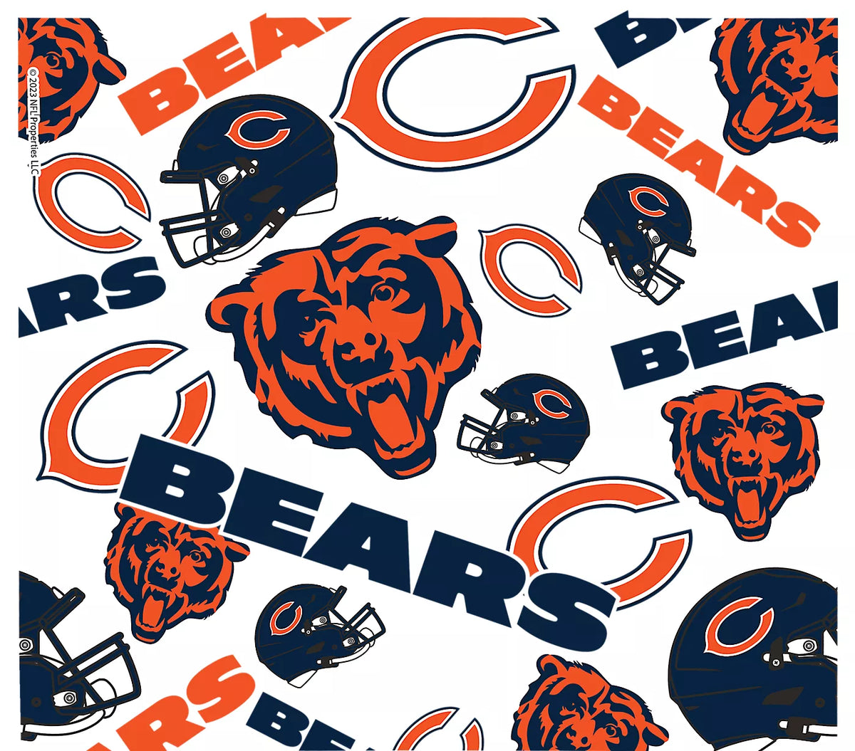 Chicago Bears - All Over Plastic Tumbler 8