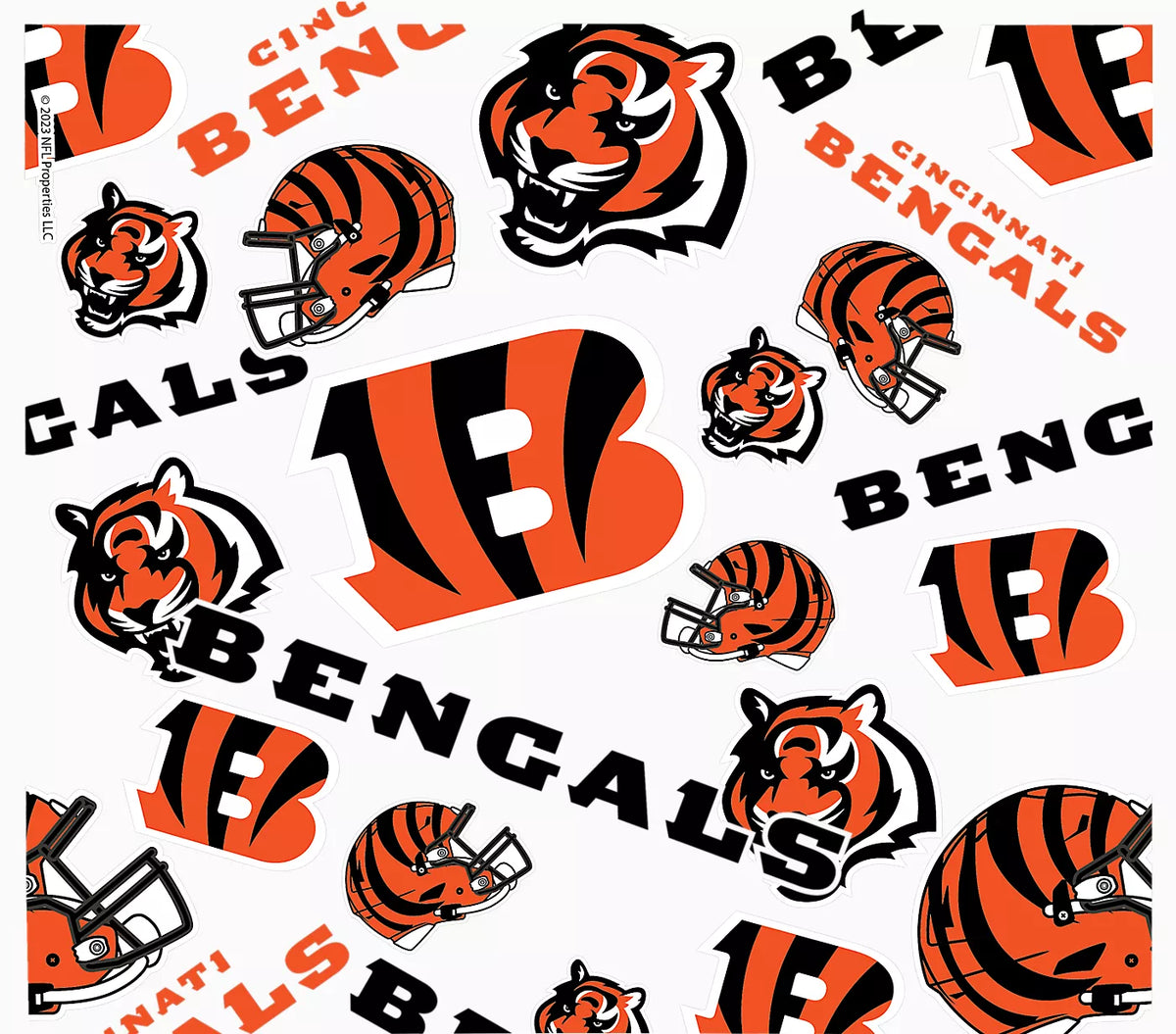 Cincinnati Bengals - NFL All Over Plastic Tumbler 6