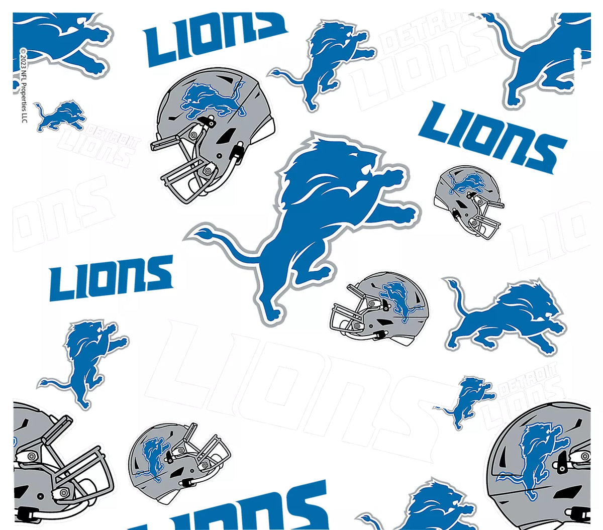 Detroit Lions - NFL All Over Plastic Tumbler 6
