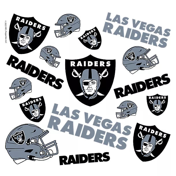 Las Vegas Raiders - NFL All Over Plastic Tumbler 9