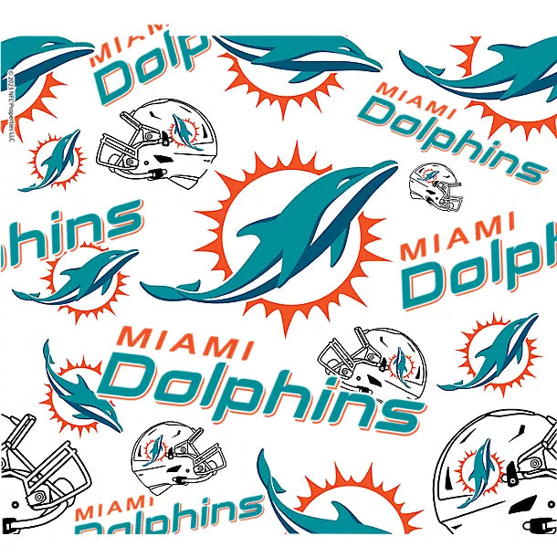 Miami Dolphins - NFL All Over Plastic Tumbler 6