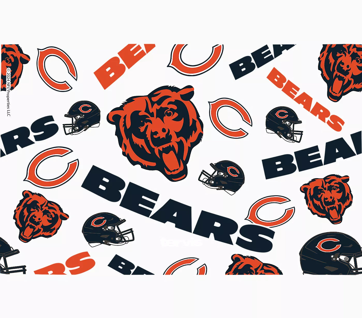 Chicago Bears - All Over Plastic Tumbler 9