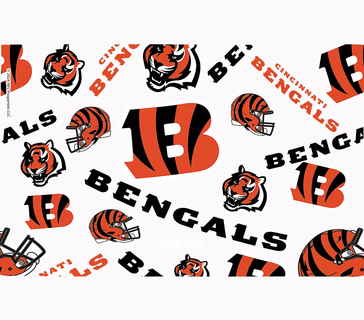 Cincinnati Bengals - NFL All Over Plastic Tumbler 3