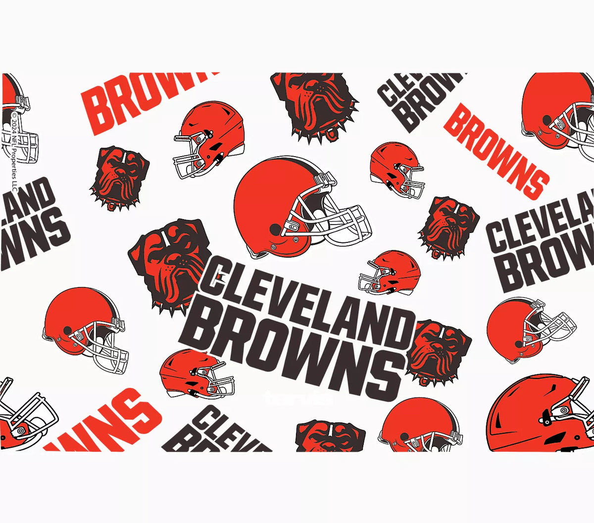 Cleveland Browns - NFL All Over Plastic Tumbler 3
