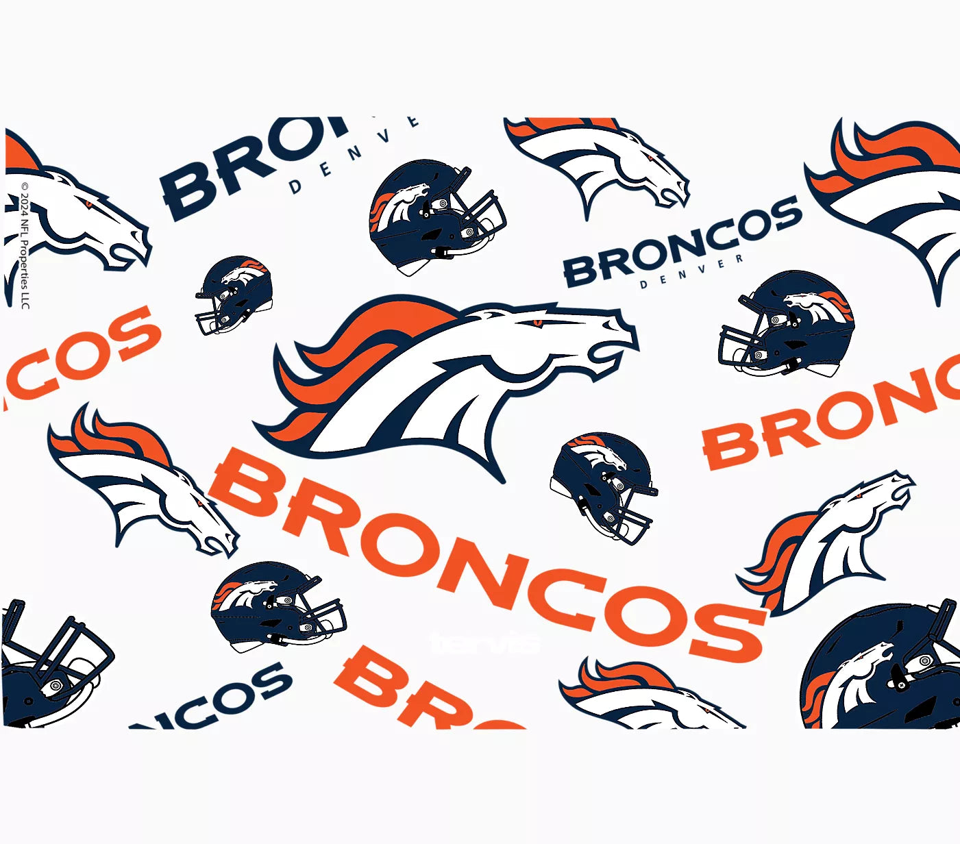 Denver Broncos - NFL All Over Plastic Tumbler 4