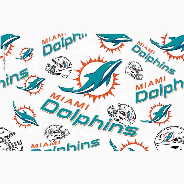 Miami Dolphins - NFL All Over Plastic Tumbler 10