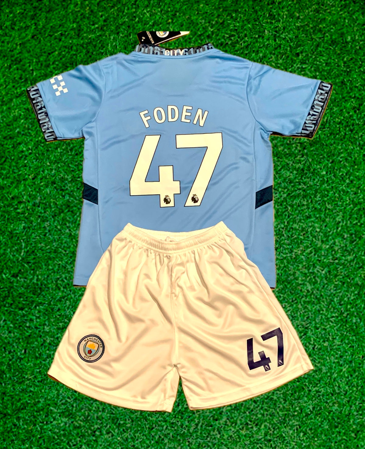 Phil Foden Kids Soccer Jersey Manchester City Youth Toddler 10