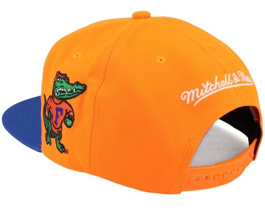 Florida Gators - NCAA University Of Florida Half & Half Royal/Orange Snapback Hat 4