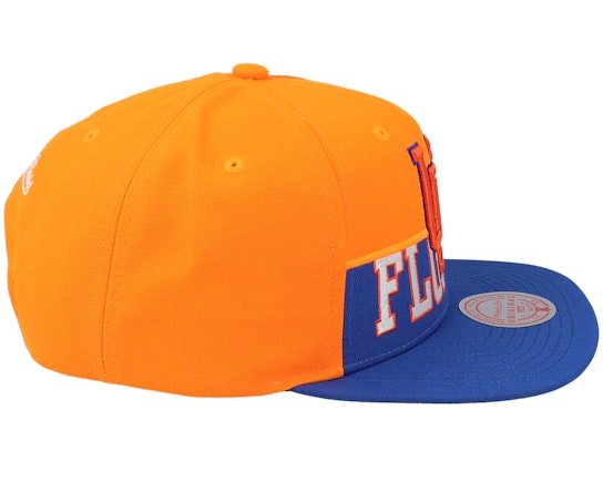 Florida Gators - NCAA University Of Florida Half & Half Royal/Orange Snapback Hat 5