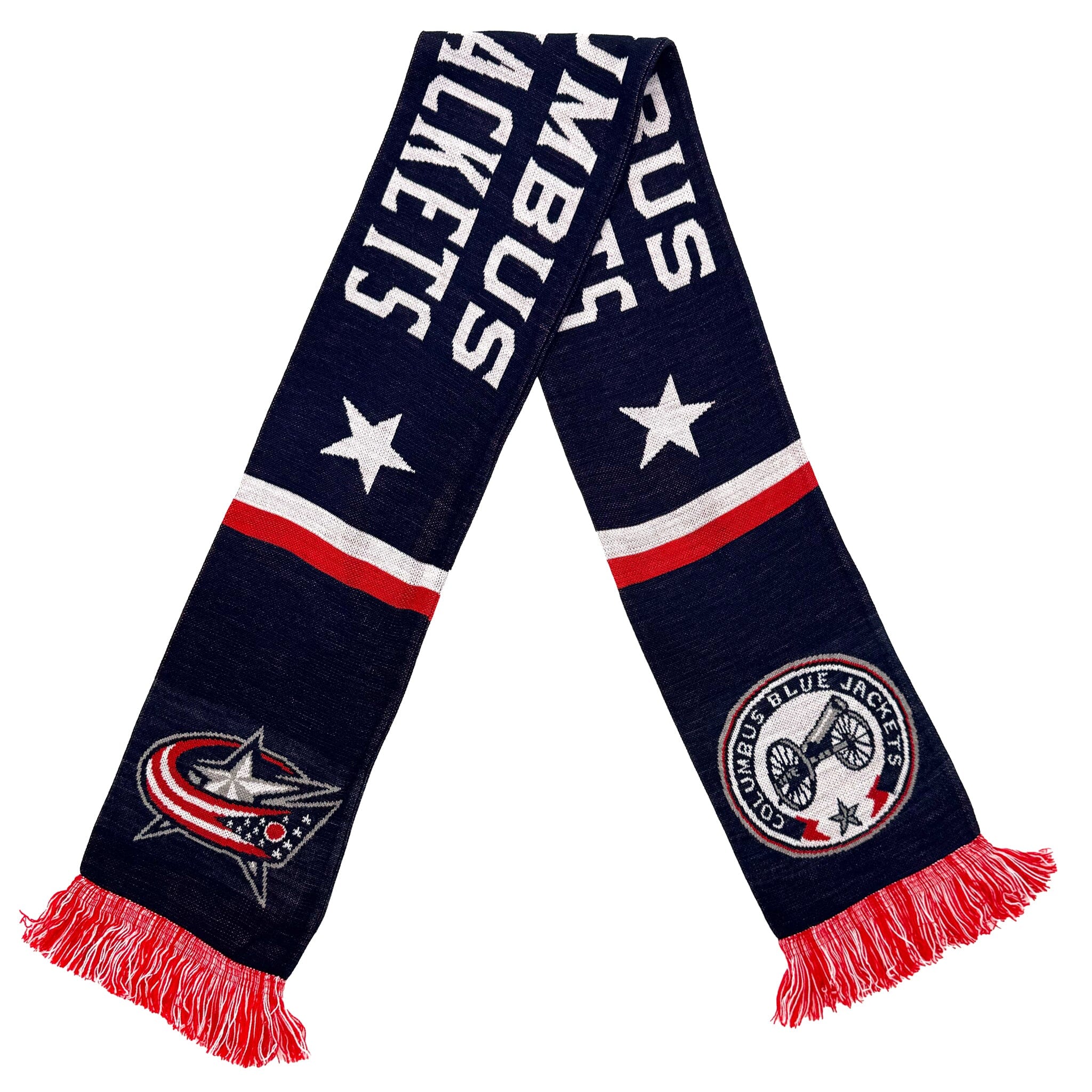COLUMBUS BLUE JACKETS SCARF - Home Jersey (HD Knit) 3