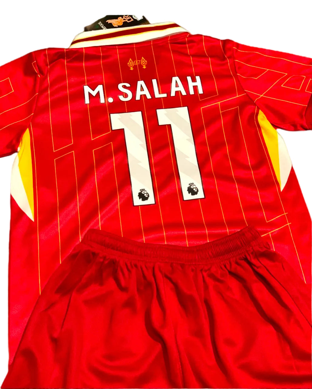 Mohamed Salah Liverpool Kids Jersey Set Soccer Football Toddler Youth Uniform Kit 3