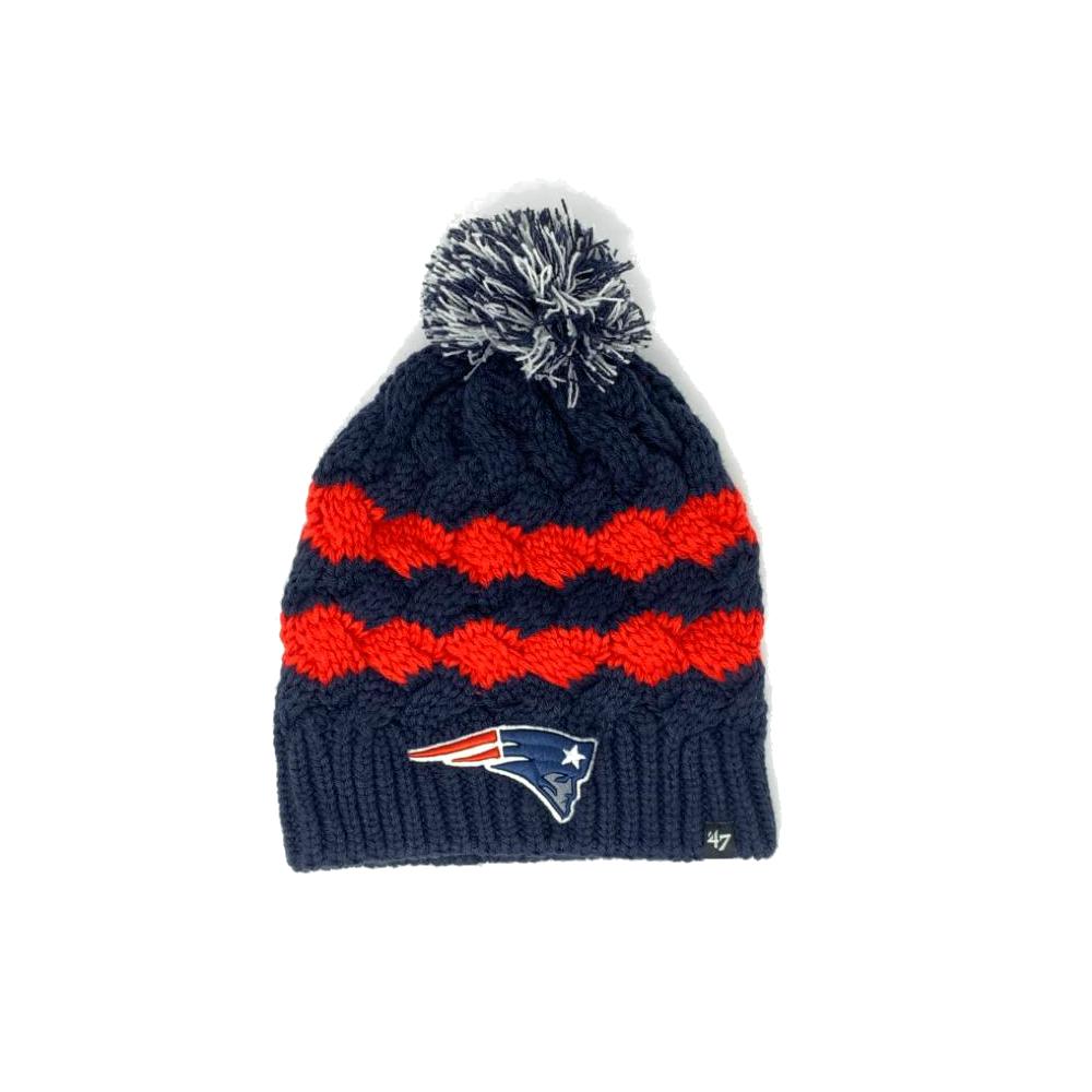 New England Patriots - Women Beanie with a Pom, 47 Brand 1