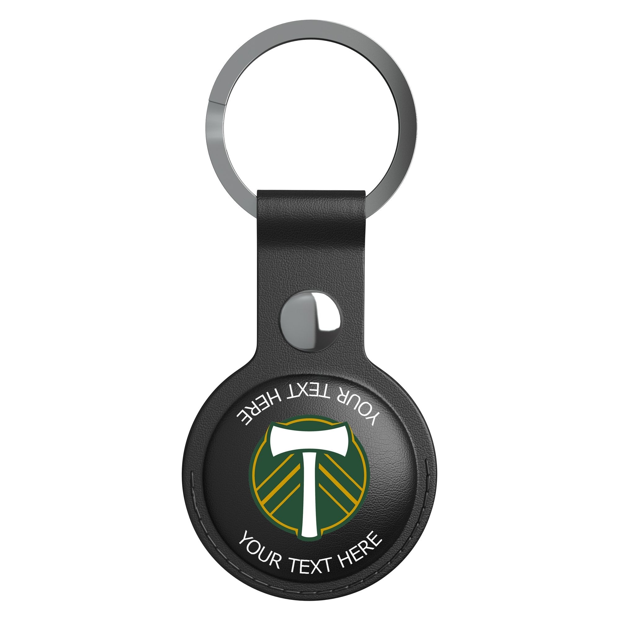 Portland Timbers Personalized Insignia Black Airtag Holder