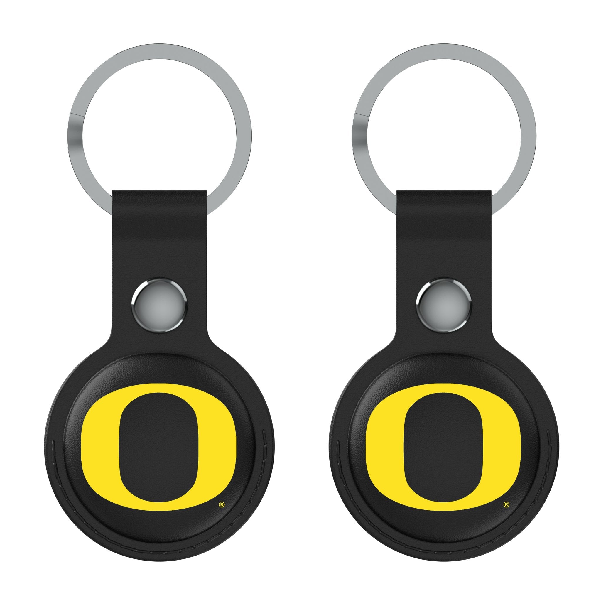 University of Oregon Ducks Insignia Black Airtag Holder 2-Pack