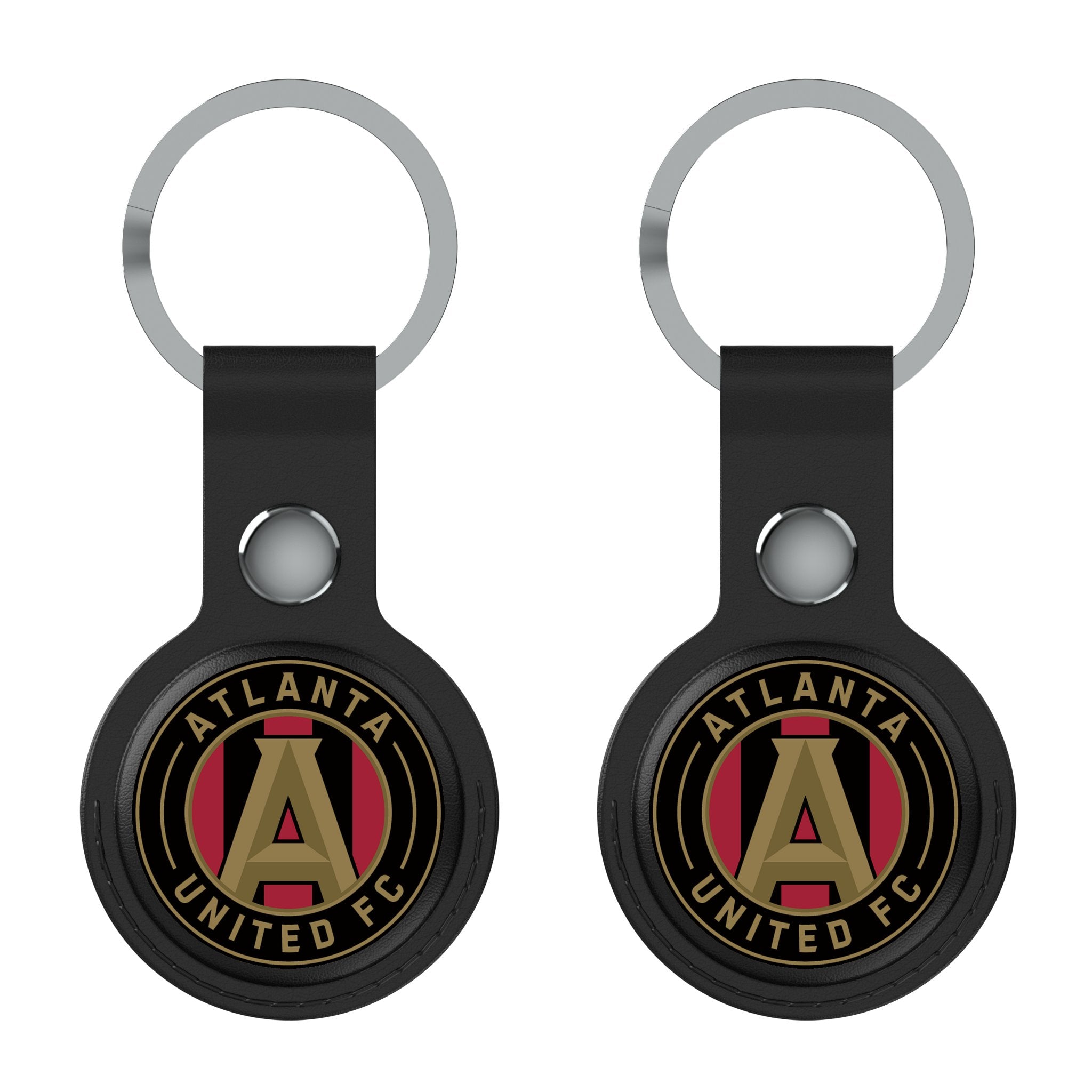 Atlanta United FC  Insignia Black Airtag Holder 2-Pack