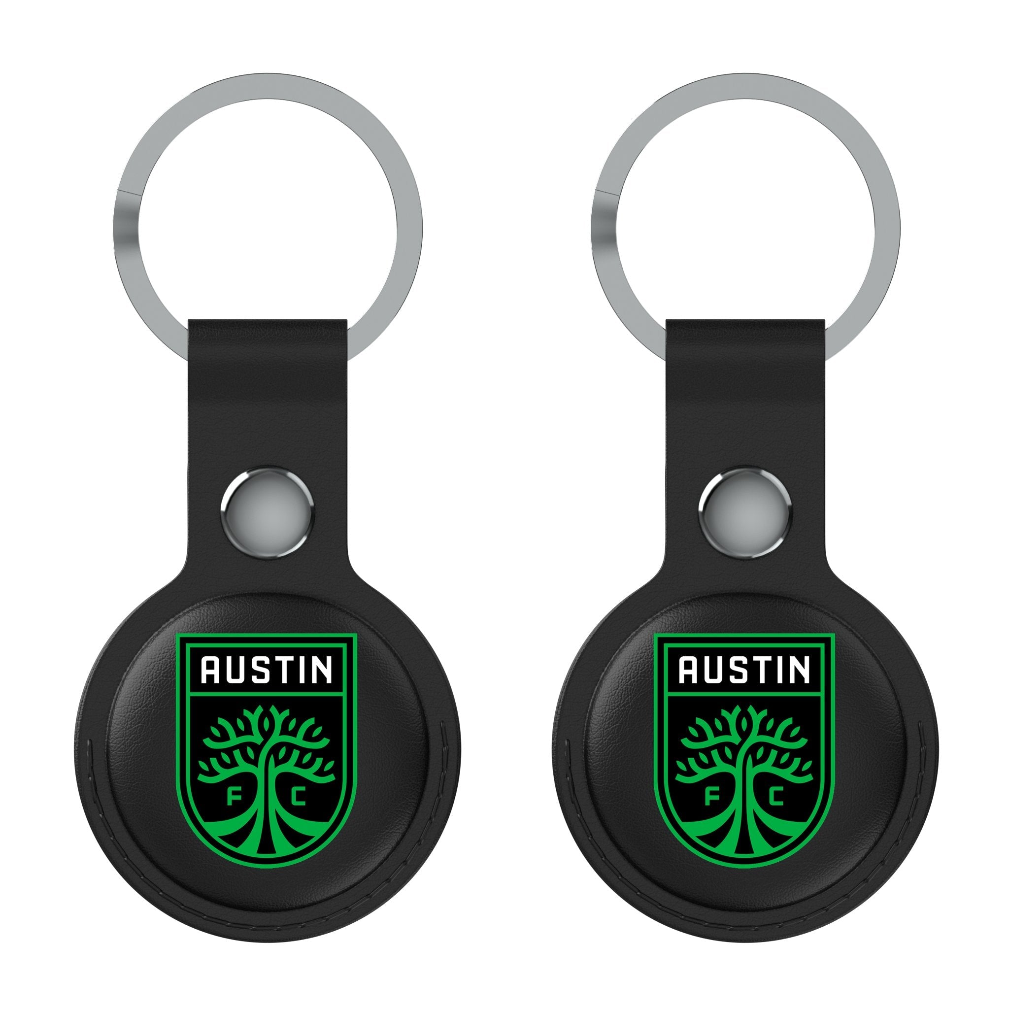 Austin FC  Insignia Black Airtag Holder 2-Pack