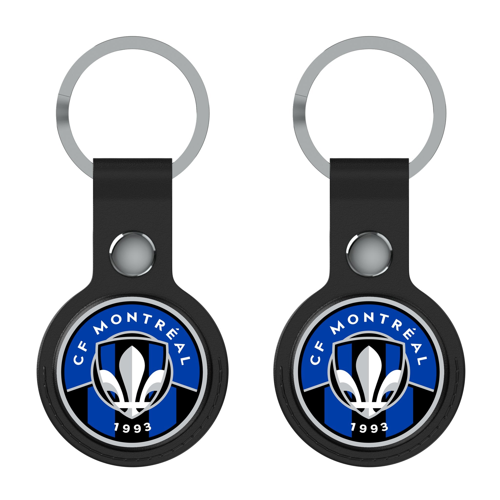 CF Montreal  Insignia Black Airtag Holder 2-Pack