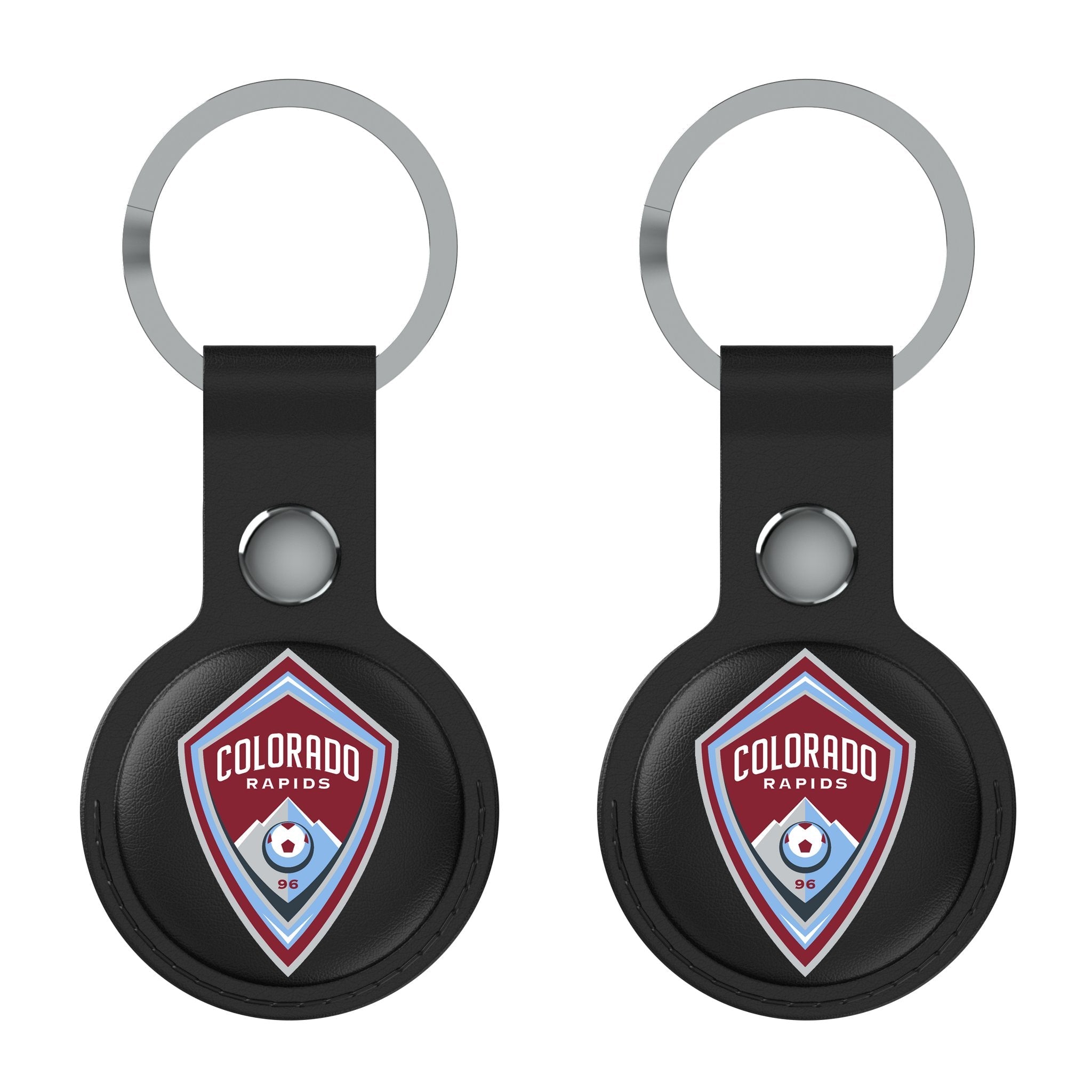Colorado Rapids  Insignia Black Airtag Holder 2-Pack