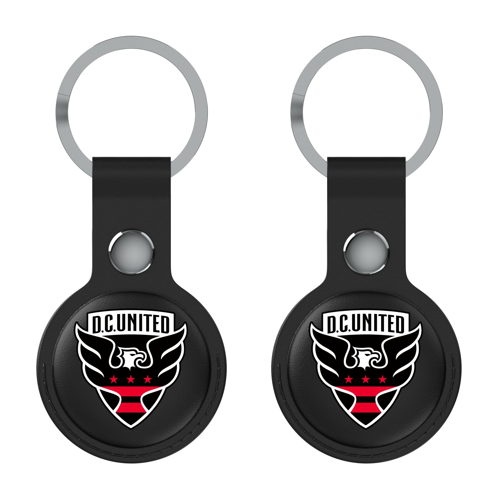 DC United  Insignia Black Airtag Holder 2-Pack