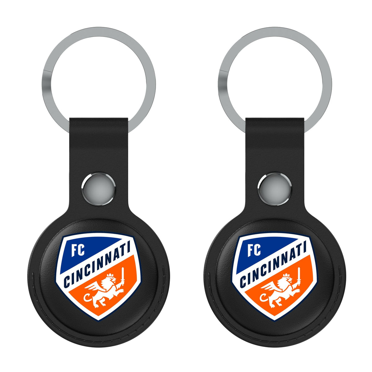 FC Cincinnati  Insignia Black Airtag Holder 2-Pack