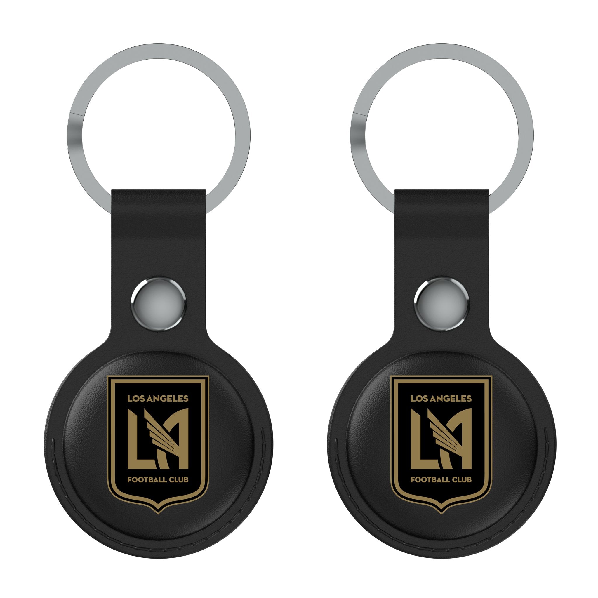 Los Angeles Football Club   Insignia Black Airtag Holder 2-Pack