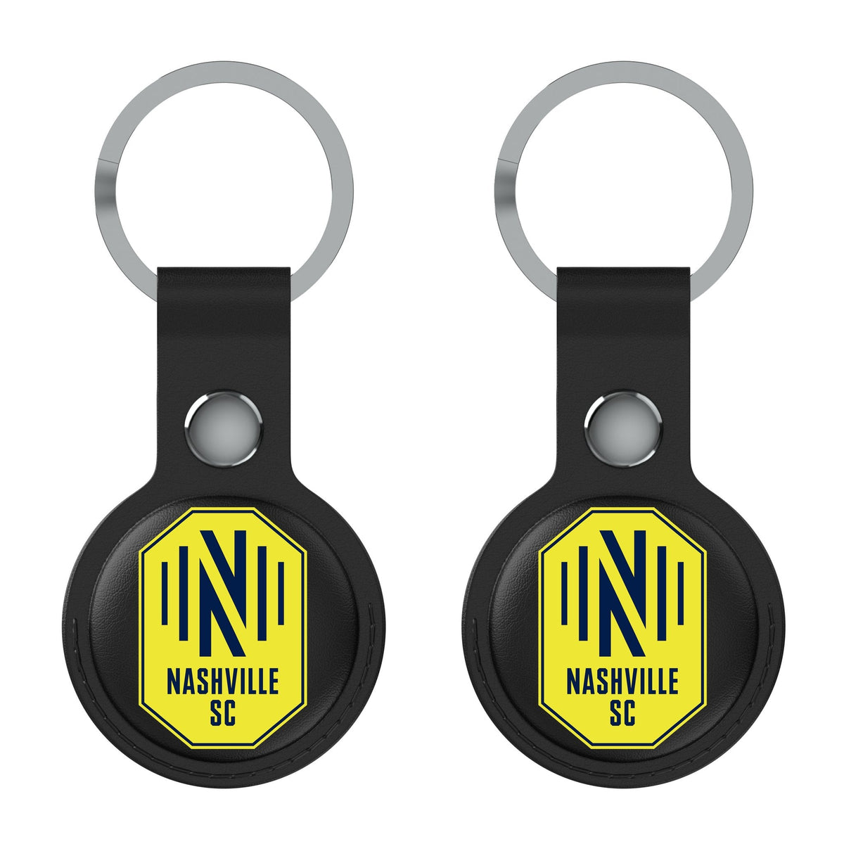Nashville SC  Insignia Black Airtag Holder 2-Pack