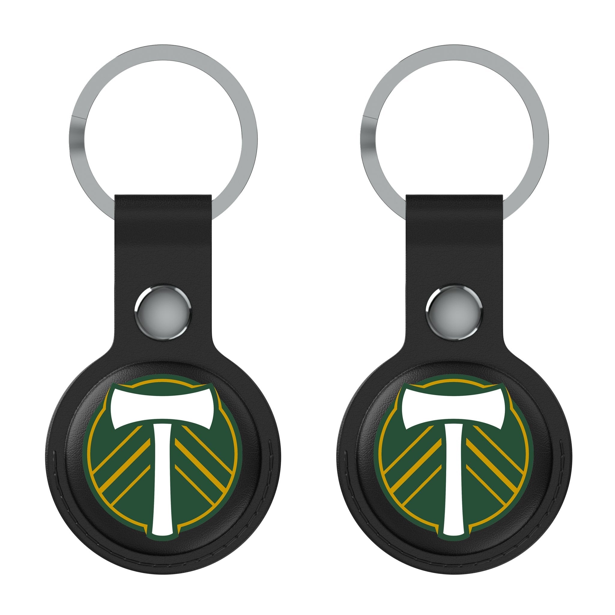Portland Timbers   Insignia Black Airtag Holder 2-Pack
