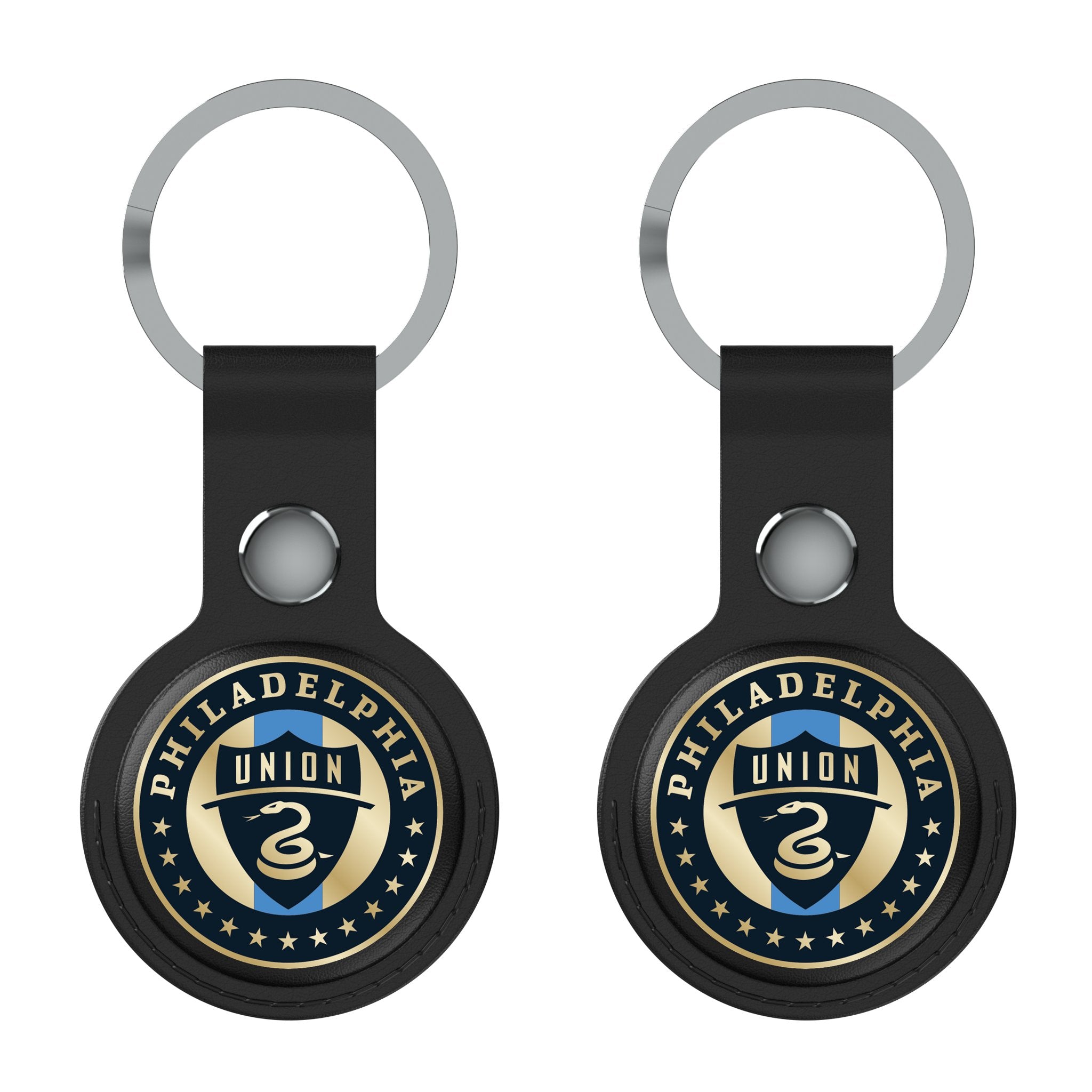 Philadelphia Union   Insignia Black Airtag Holder 2-Pack