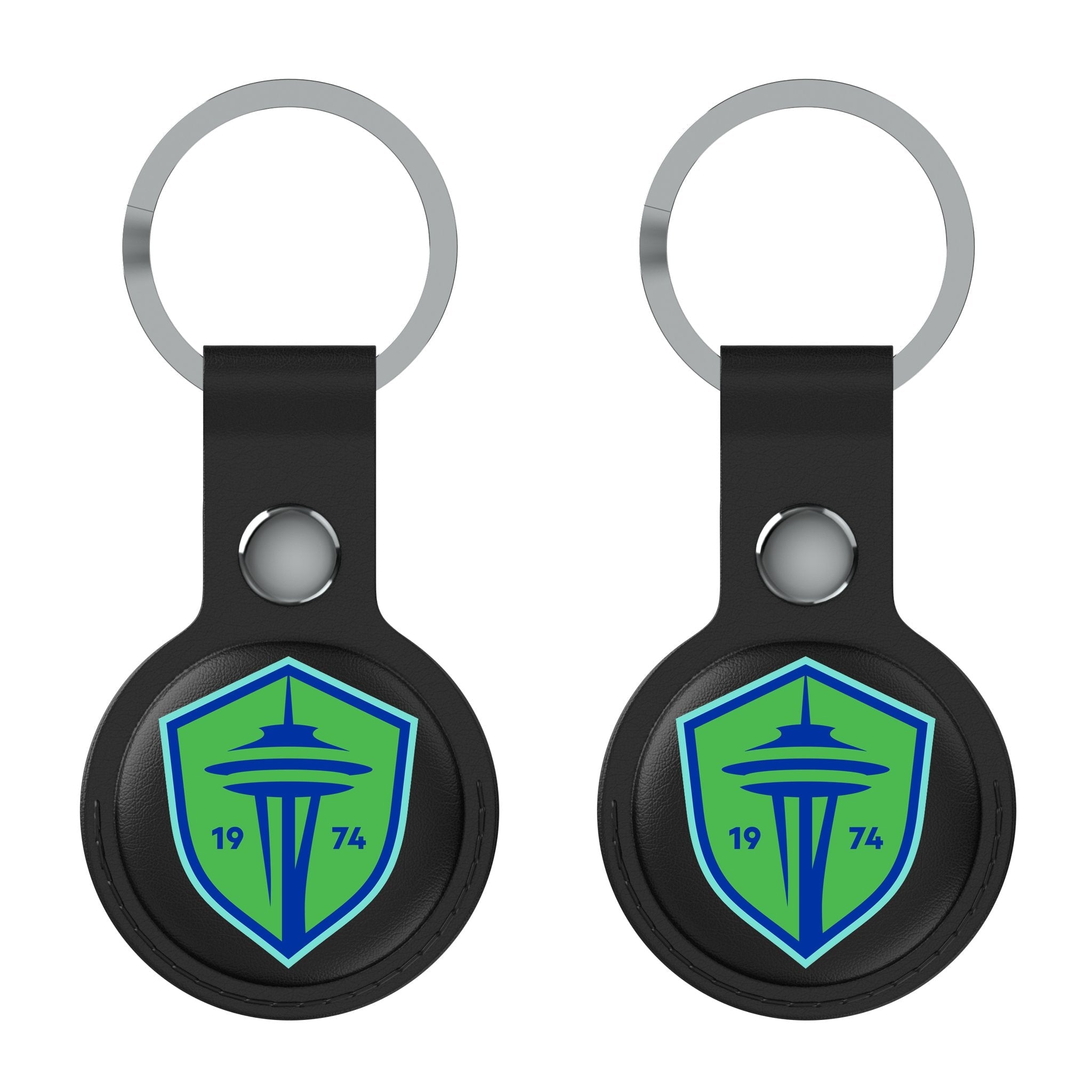 Seattle Sounders FC   Insignia Black Airtag Holder 2-Pack