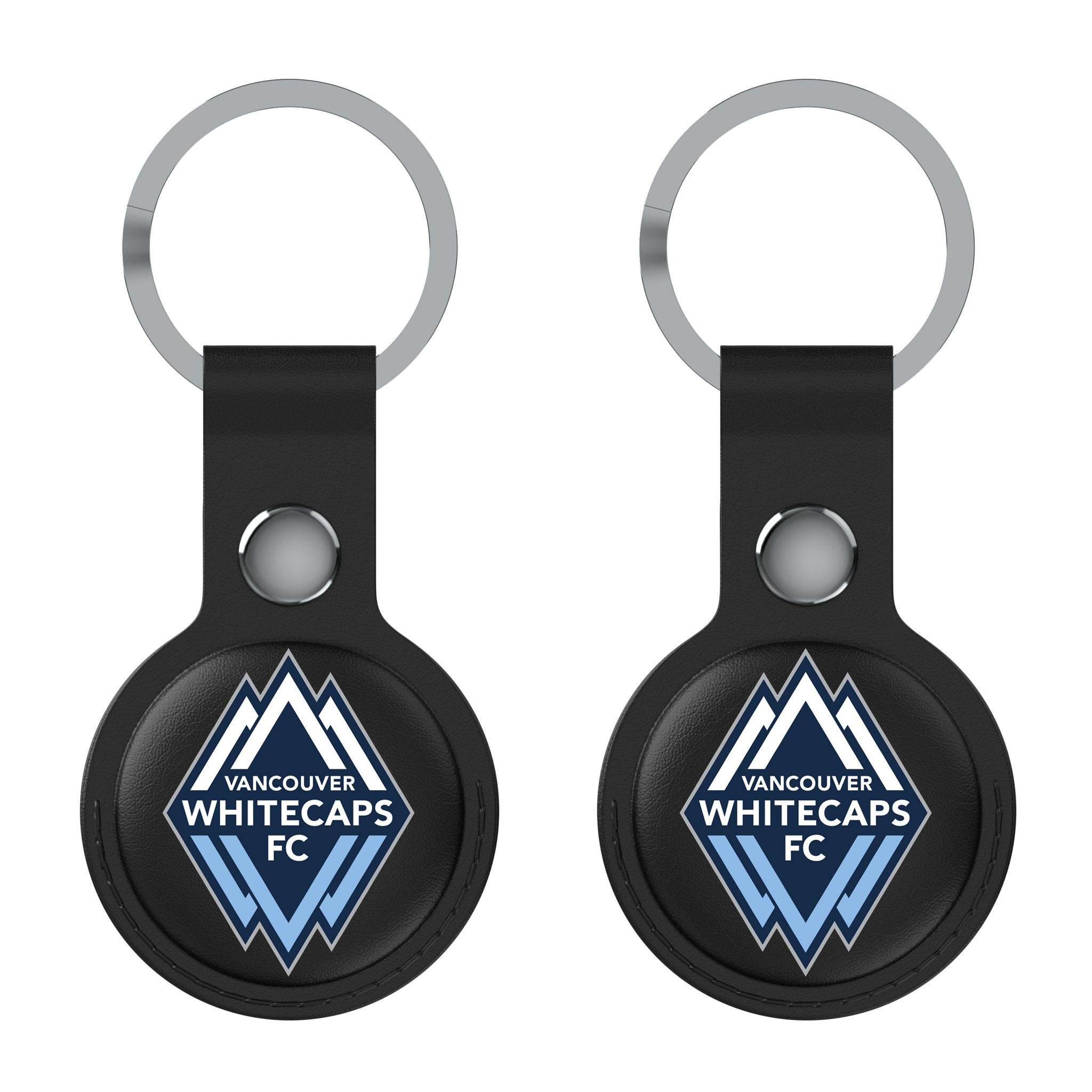 Vancouver Whitecaps   Insignia Black Airtag Holder 2-Pack