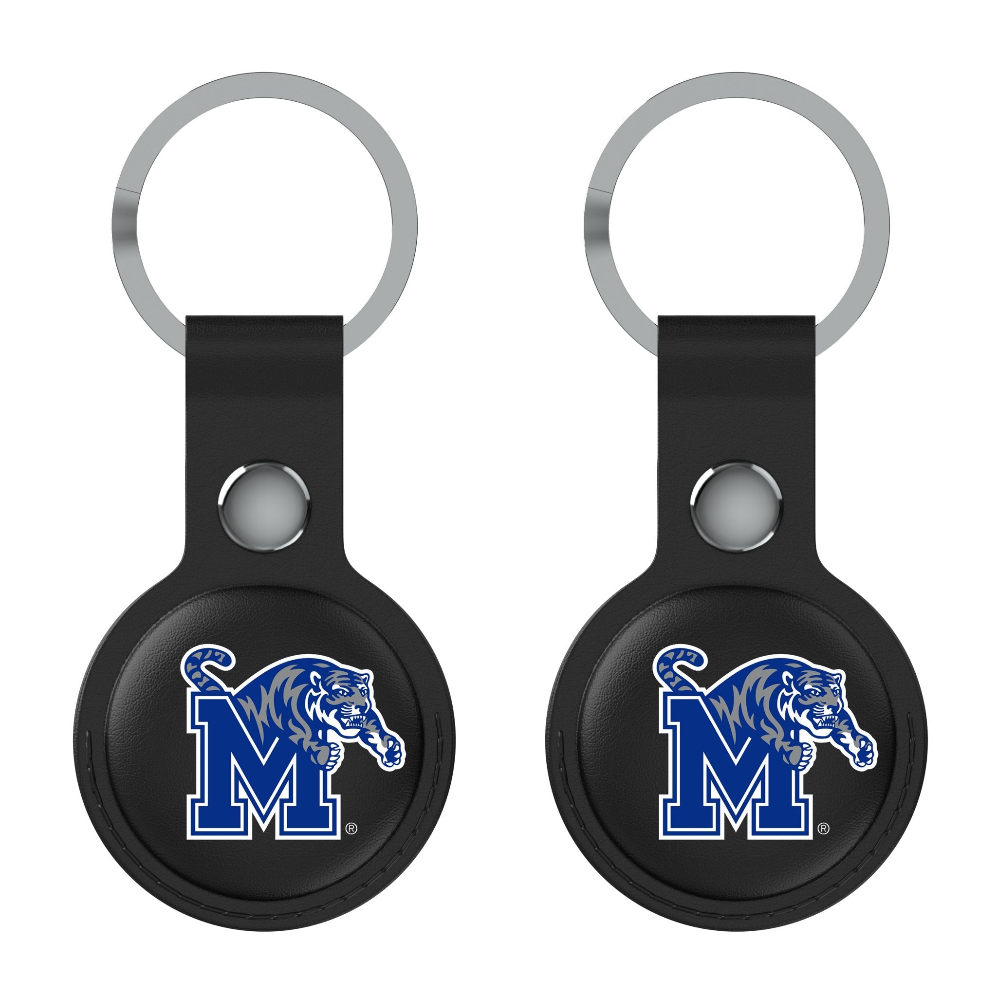University of Memphis Tigers Insignia Black Airtag Holder 2-Pack