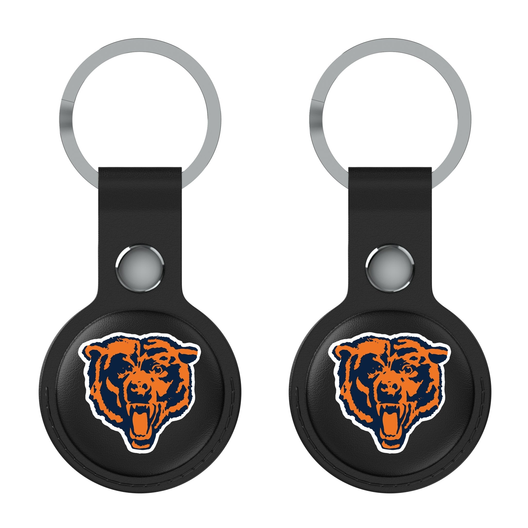 Chicago Bears 1946 Historic Collection Insignia Black Airtag Holder 2-Pack 2