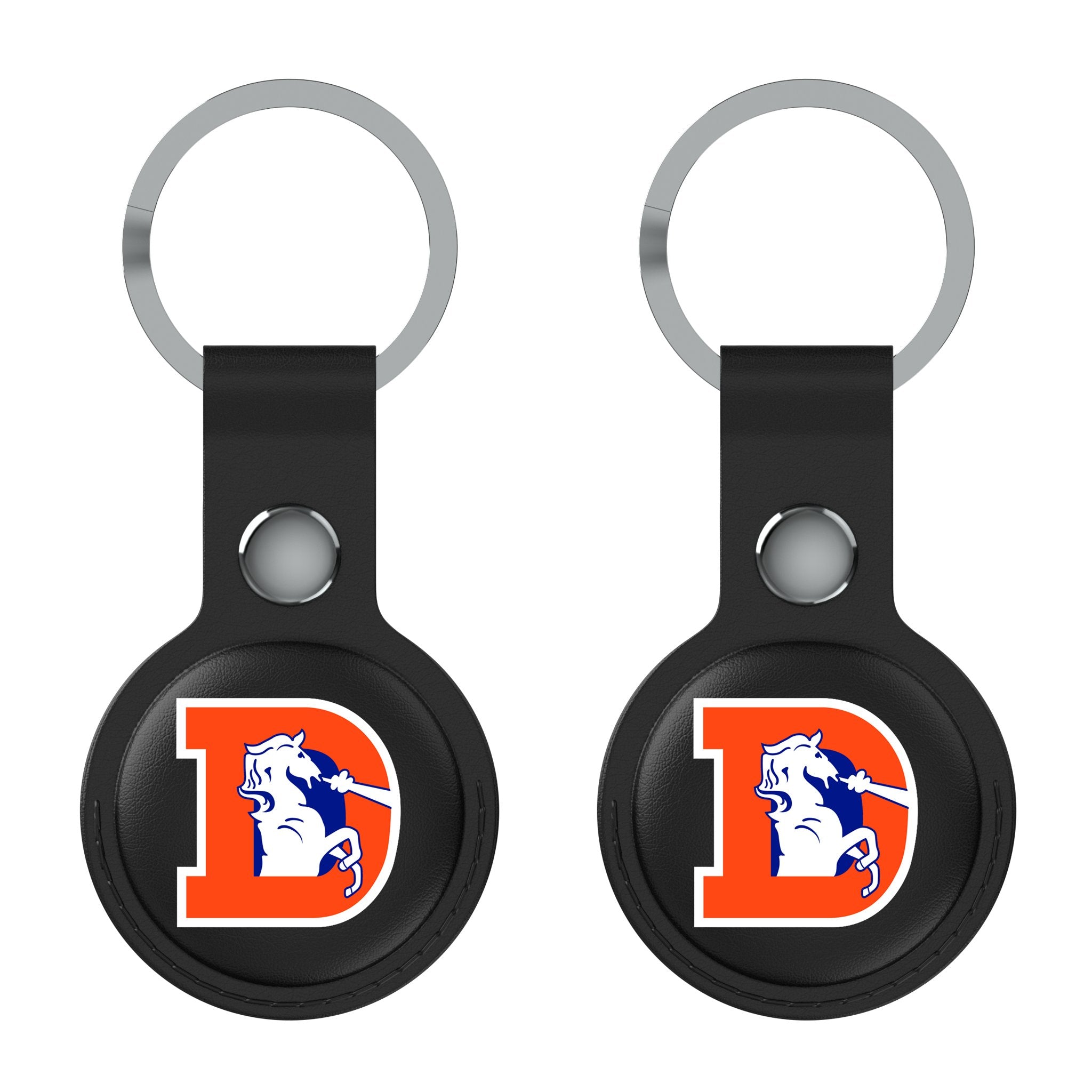 Denver Broncos 1993-1996 Historic Collection Insignia Black Airtag Holder 2-Pack 2