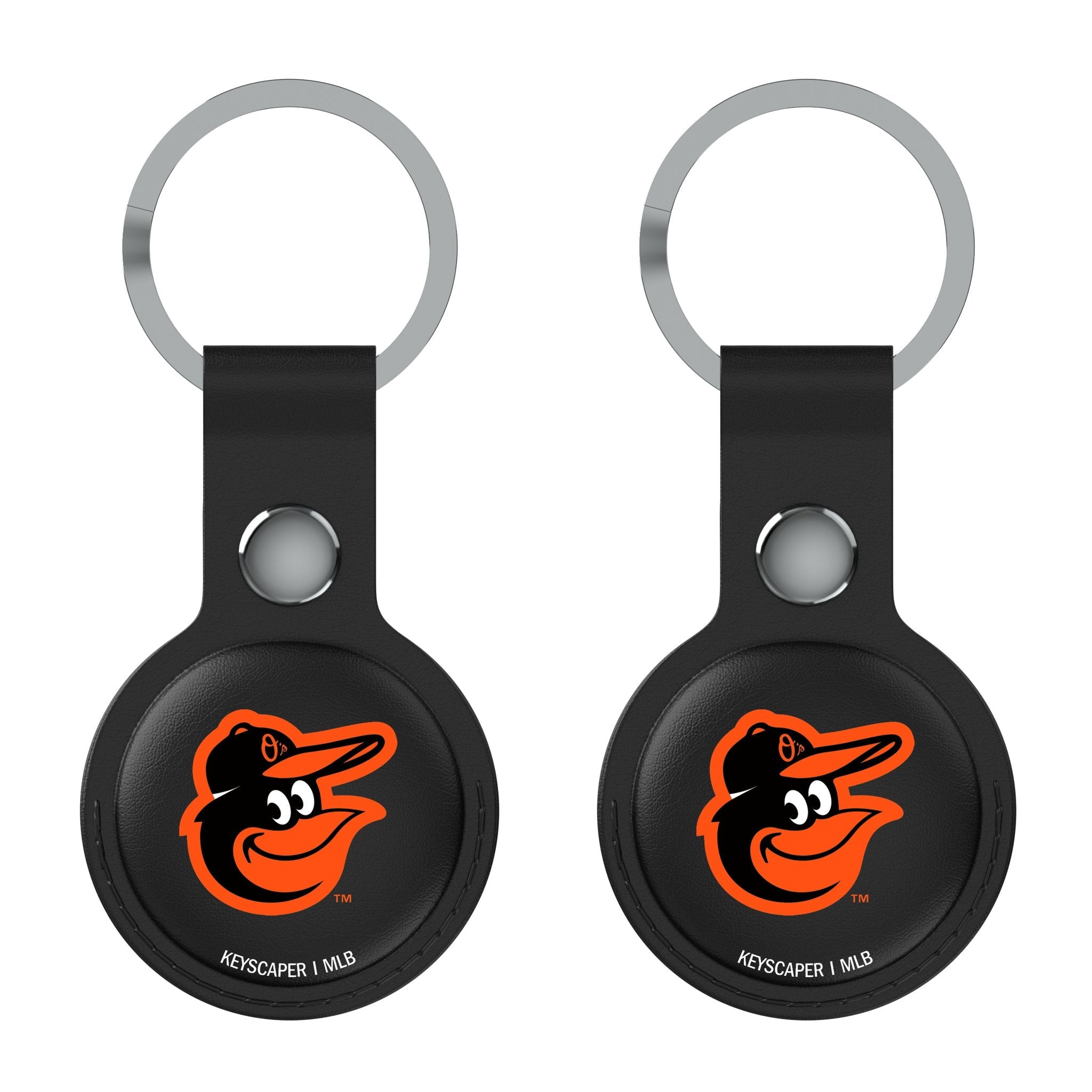 Baltimore Orioles Insignia Black Airtag Holder 2-Pack