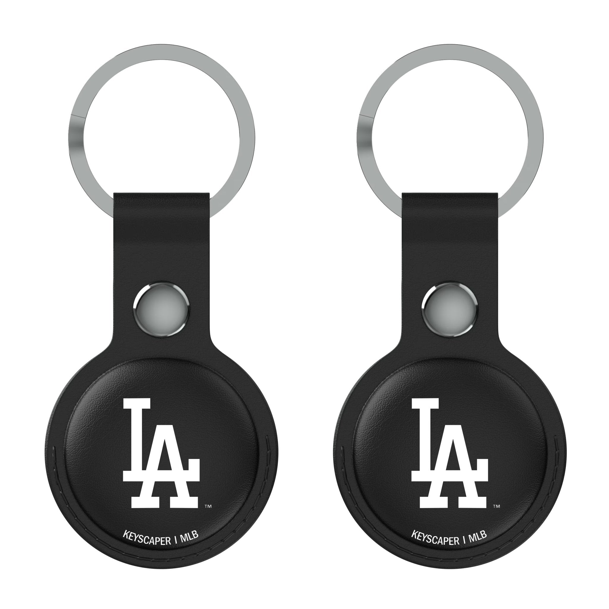 LA Dodgers Insignia Black Airtag Holder 2-Pack 2